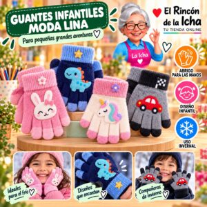 RI-ML-02098 Guantes Infantiles Moda Lina Diseño 950615