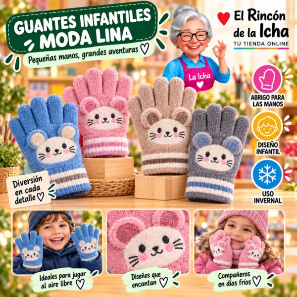 RI-ML-02099 Guantes Infantiles Moda Lina Diseño 950619