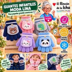RI-ML-02102 Guantes Infantiles Moda Lina Diseño 950860