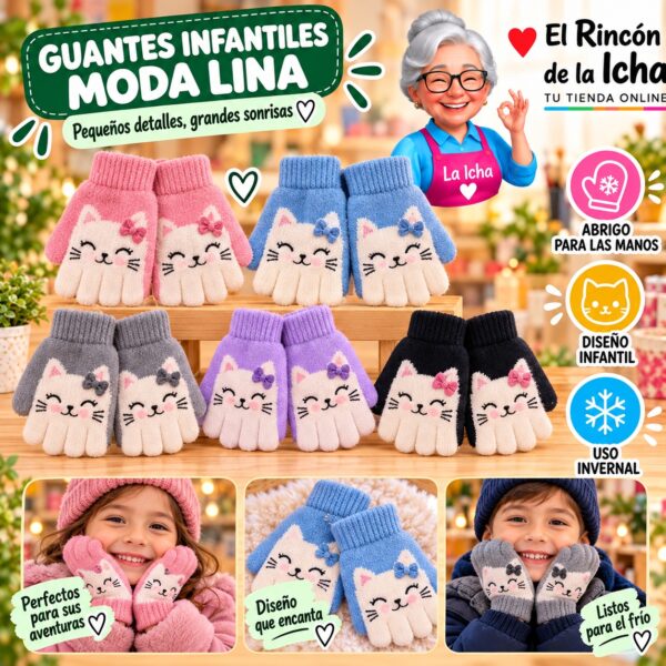 RI-ML-02103 Guantes Infantiles Moda Lina Diseño 951162
