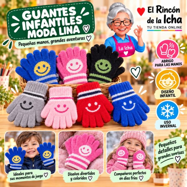 RI-ML-02105 Guantes Infantiles Moda Lina Diseño 951321