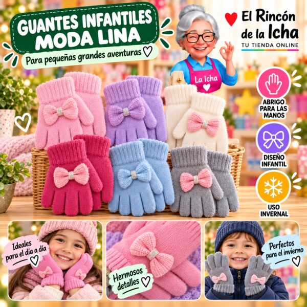 RI-ML-02108 Guantes Infantiles Moda Lina Diseño 951334