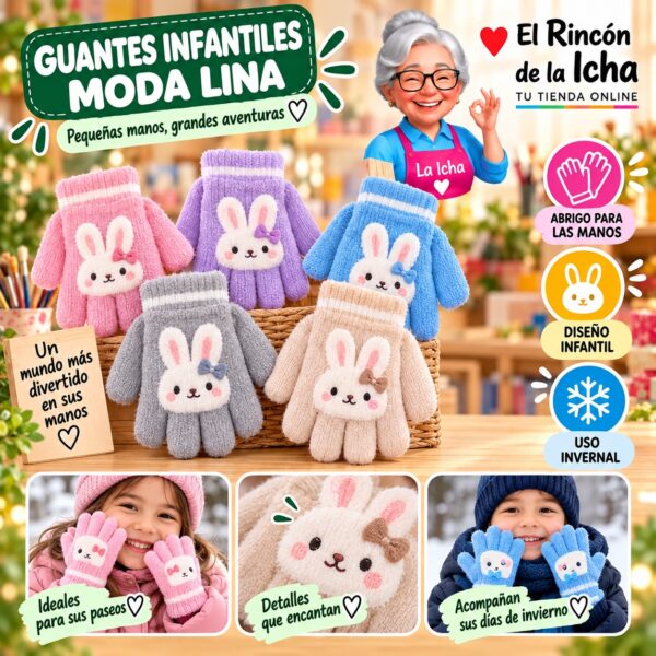 RI-ML-02110 Guantes Infantiles Moda Lina Diseño 951327