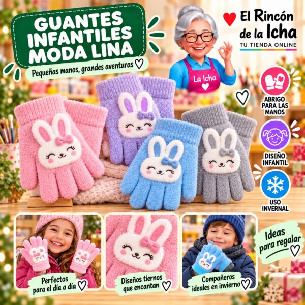 RI-ML-02112 Guantes Infantiles Moda Lina Diseño 951329