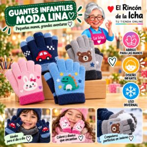 RI-ML-02114 Guantes Infantiles Moda Lina Diseño 951014