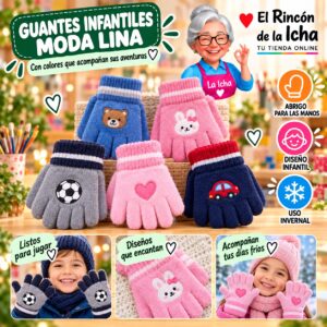 RI-ML-02116 Guantes Infantiles Moda Lina Diseño 951021