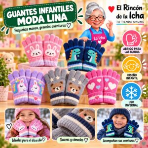 RI-ML-02117 Guantes Infantiles Moda Lina Diseño 950862