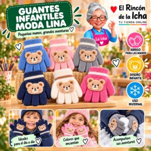 RI-ML-02118 Guantes Infantiles Moda Lina Diseño 951319