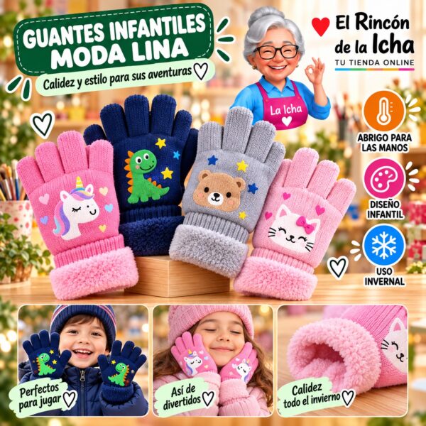 RI-ML-02123 Guantes Infantiles Moda Lina Diseño 951000