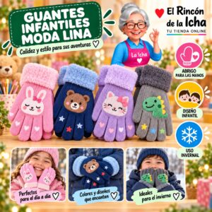 RI-ML-02124 Guantes Infantiles Moda Lina Diseño 951002