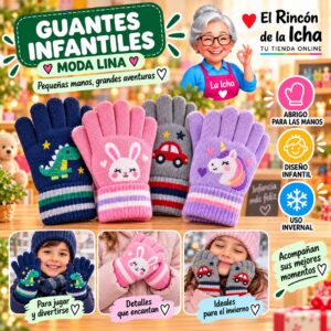 RI-ML-02126 Guantes Infantiles Moda Lina Diseño 951024