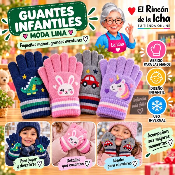 RI-ML-02126 Guantes Infantiles Moda Lina Diseño 951024