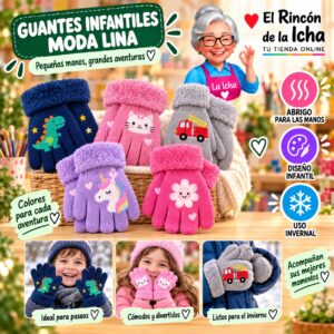 RI-ML-02130 Guantes Infantiles Moda Lina Diseño 950612