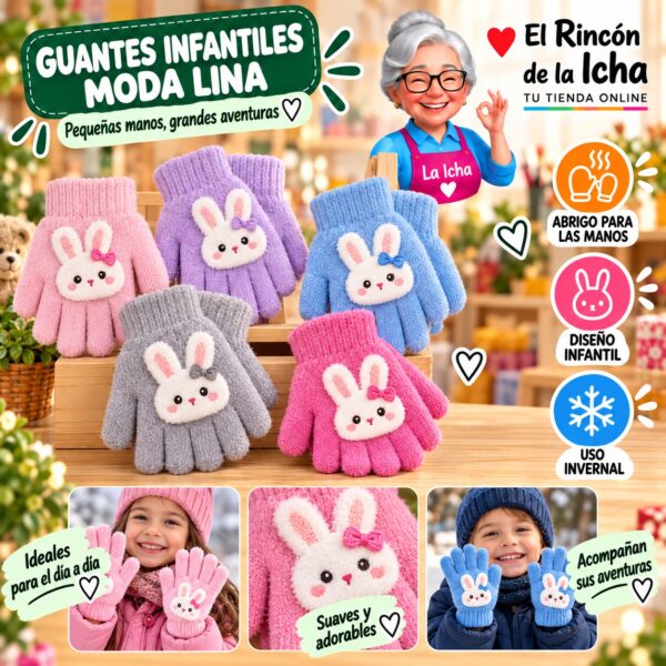 RI-ML-02133 Guantes Infantiles Moda Lina Diseño 951157