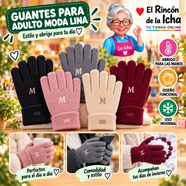 RI-ML-02137 Guantes para Adulto Moda Lina Diseño 951184