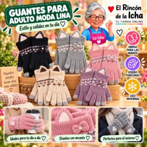 RI-ML-02138 Guantes para Adulto Moda Lina Diseño 950631