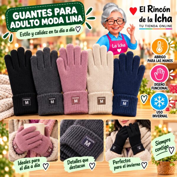 RI-ML-02139 Guantes para Adulto Moda Lina Diseño 951178