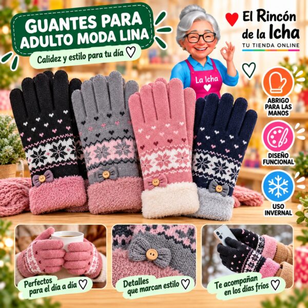 RI-ML-02145 Guantes para Adulto Moda Lina Diseño 951052