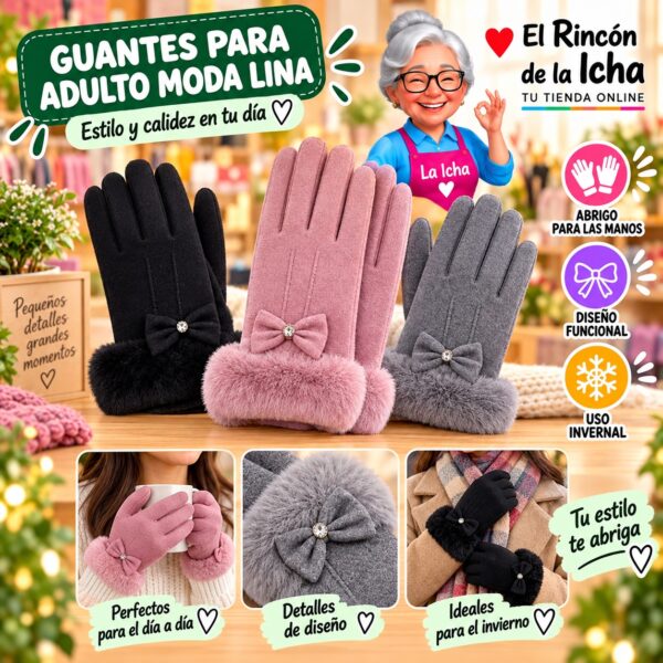 RI-ML-02149 Guantes para Adulto Moda Lina Diseño 950913