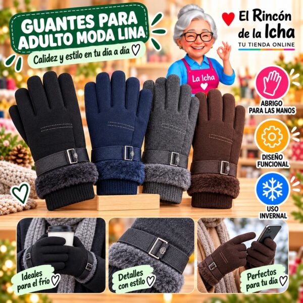 RI-ML-02150 Guantes para Adulto Moda Lina Diseño 951055