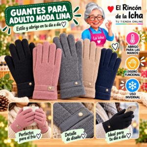 RI-ML-02152 Guantes para Adulto Moda Lina Diseño 951181