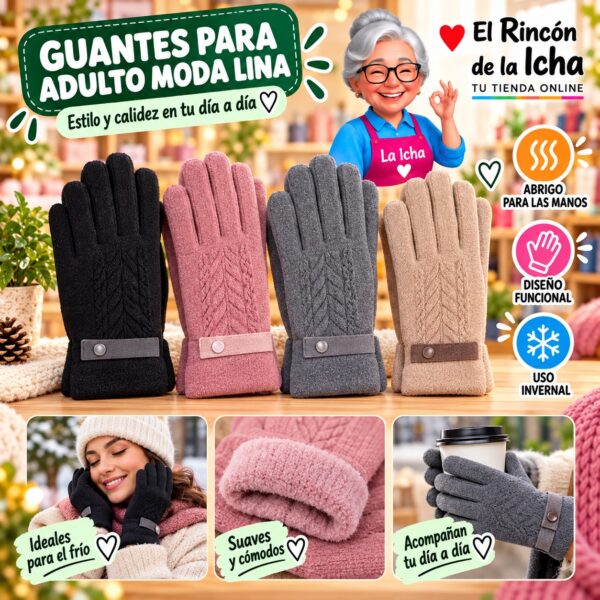 RI-ML-02153 Guantes para Adulto Moda Lina Diseño 951337