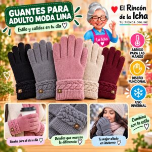 RI-ML-02155 Guantes para Adulto Moda Lina Diseño 951051