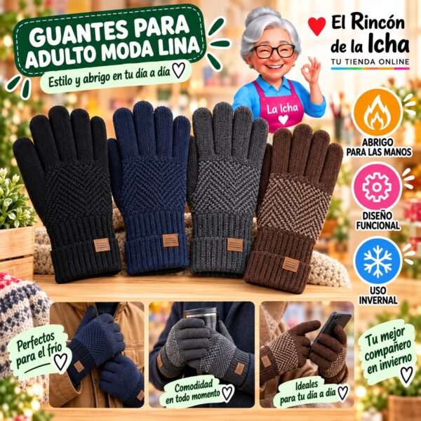 RI-ML-02156 Guantes para Adulto Moda Lina Diseño 950914