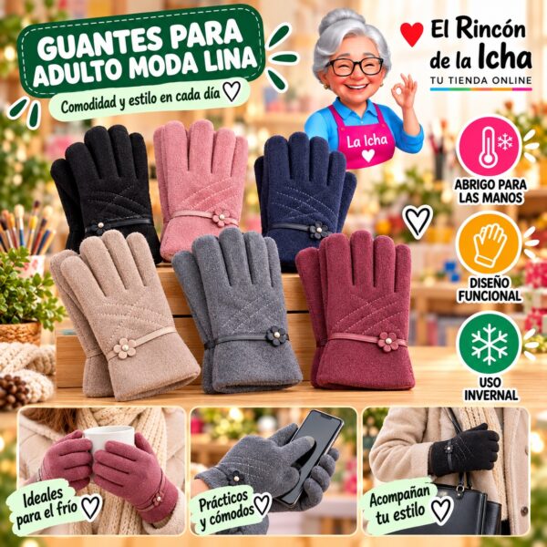 RI-ML-02158 Guantes para Adulto Moda Lina Diseño 950638