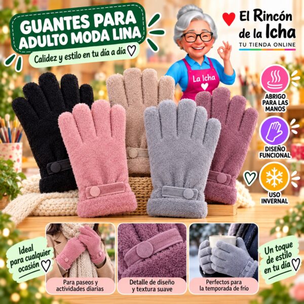 RI-ML-02159 Guantes para Adulto Moda Lina Diseño 951344