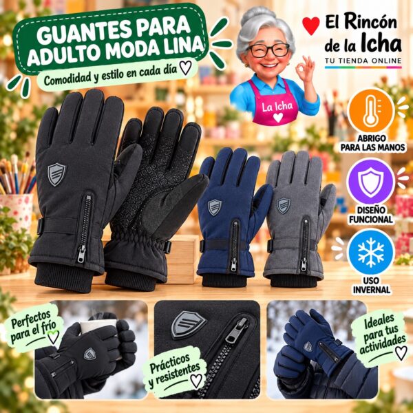 RI-ML-02160 Guantes para Adulto Moda Lina Diseño 950915
