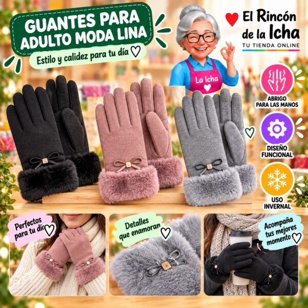 RI-ML-02162 Guantes para Adulto Moda Lina Diseño 950900
