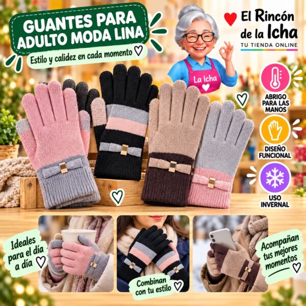 RI-ML-02164 Guantes para Adulto Moda Lina Diseño 951046