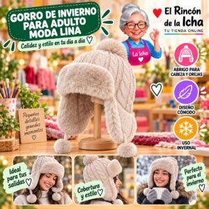 RI-ML-02168 Gorro de Invierno para Adulto Moda Lina Diseño 951189