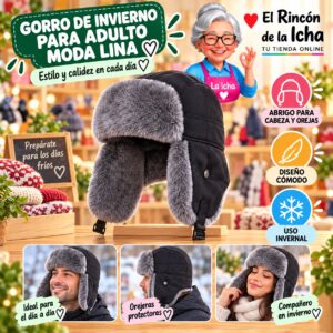 RI-ML-02170 Gorro de Invierno para Adulto Moda Lina Diseño 950922