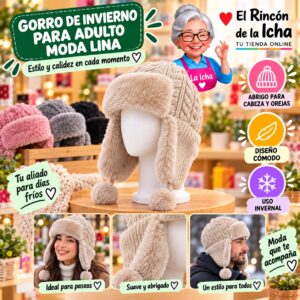 RI-ML-02172 Gorro de Invierno para Adulto Moda Lina Diseño 951191