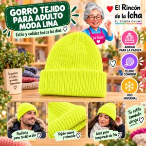 RI-ML-02191 Gorro Tejido para Adulto Moda Lina Diseño 950529
