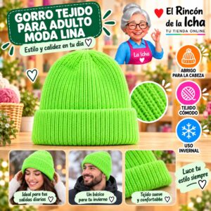 RI-ML-02192 Gorro Tejido para Adulto Moda Lina Diseño 950530