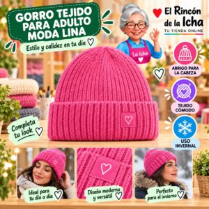 RI-ML-02202 Gorro Tejido para Adulto Moda Lina Diseño 951112