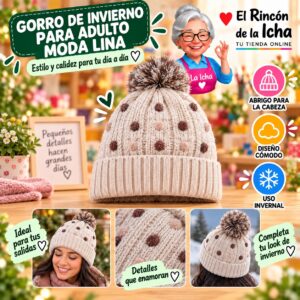 RI-ML-02210 Gorro de Invierno para Adulto Moda Lina Diseño 950263