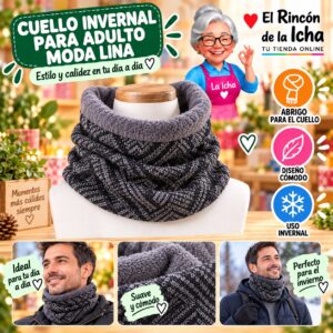 RI-ML-02216 Cuello Invernal para Adulto Moda Lina Diseño 951127