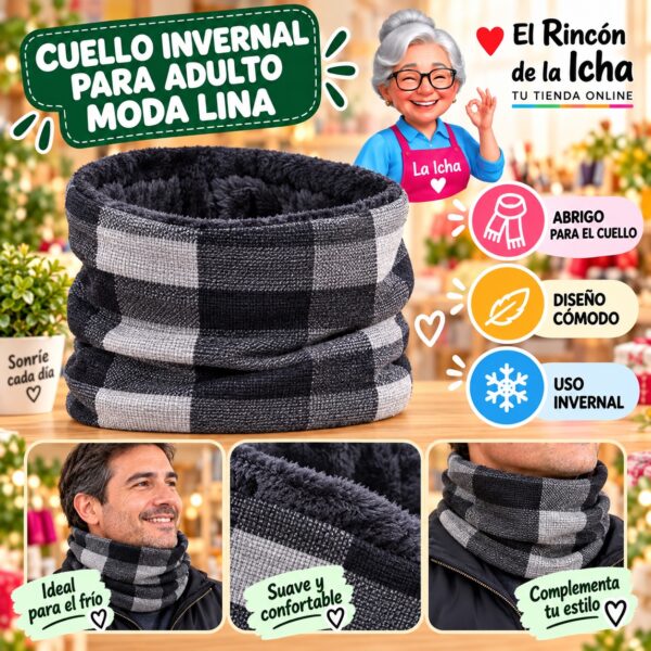 RI-ML-02217 Cuello Invernal para Adulto Moda Lina Diseño 951128
