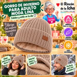 RI-ML-02219 Gorro de Invierno para Adulto Moda Lina Diseño 951209