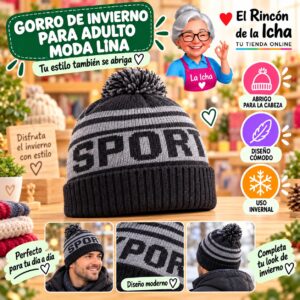 Gorro de Invierno para Adulto Moda Lina Diseño 951142