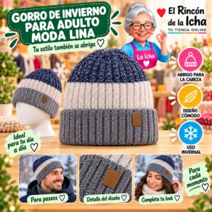 Gorro de Invierno para Adulto Moda Lina Diseño 951134
