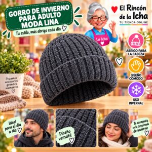 Gorro de Invierno para Adulto Moda Lina Diseño 950806