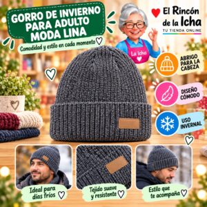 Gorro de Invierno para Adulto Moda Lina Diseño 950809