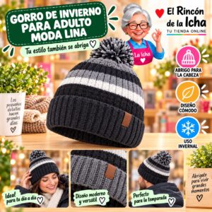 Gorro de Invierno para Adulto Moda Lina Diseño 951103