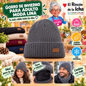 Gorro de Invierno para Adulto Moda Lina Diseño 951210