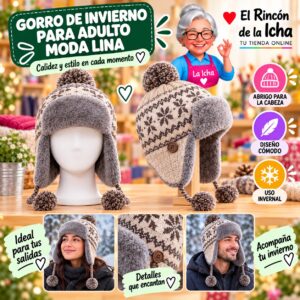 Gorro de Invierno para Adulto Moda Lina Diseño 951102